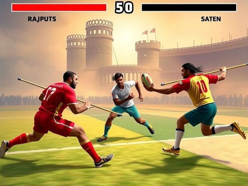 Rugby Rampage Rajputs Gameplay Screenshot